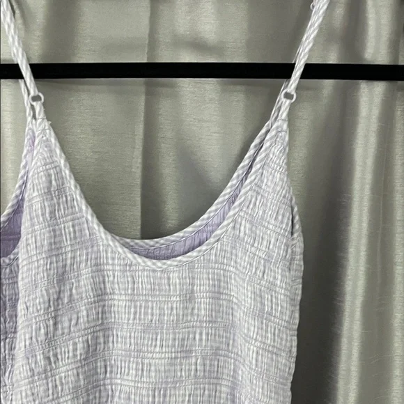 Aerie Soft Lilac gingham Maxi Dress - Picture 5 of 12